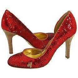 Nine West Vishnu Red/Medium Orange Pumps/Heels