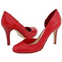 Nine West Vishnu Red Leather Pumps/Heels