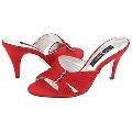 Nina Gytha Red Rouge Satin Sandals