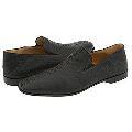Donald J Pliner Pete Black Distress Nappa Loafers