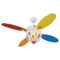 Balloon 44-inch 4-blade White Indoor Fan with Light Kit