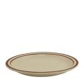 Challenger 9.5-inch Brown Speckled Platter (Pack of 6)