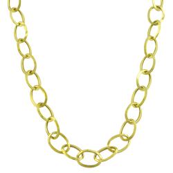 10k Yellow Gold 20-inch Oval-link Chain Necklace