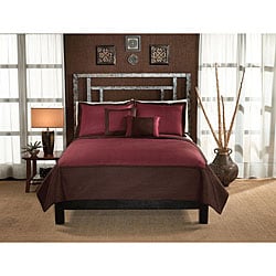 Barclay Hotel Chocolate and Brick 3-piece Quilt Set