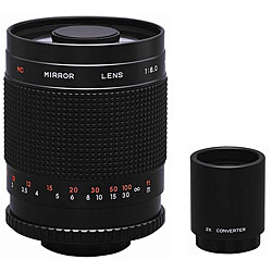 Rokinon 500mm/ 1000mm Mirror Lens for Olympus