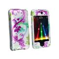 Silver Hot Pink Flower iPod Touch Case