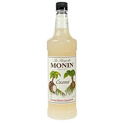 Monin Inc 1-liter Pet Coconut Syrup Pack of 4