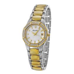Bulova Women's Two-tone Stainless Steel Diamond Watch