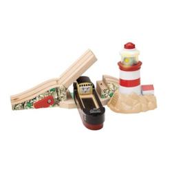 Thomas Wooden Railway 'Thomas Lighthouse Bridge' Train Track