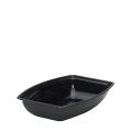 Cambro Manufacturing 9 X 12 Inch Black Ribbed Salad Bowl