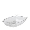 Cambro Manufacturing 14x19-inch Clear Ribbed Salad Bowl