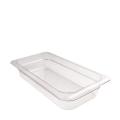 Cambro Manufacturing 2.5-inch-deep Clear Third Size Pan