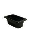 Cambro 2.5-inch Deep Black 1/9-size Pan