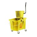 Continental 26-quart Yellow Mop Bucket/ Wringer