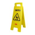 Rubbermaid Commercial Yellow Caution Sign