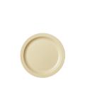 Cambro Manufacturing 5.5-inch Beige Narrow Rim Camwear Plates (Set of 48)