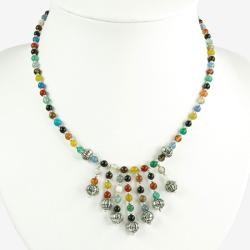 Silver Agate Necklace (Thailand)