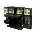 OfficeBox Scrapbox Black Oak Workstation