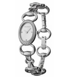 Gucci Women's '118 Tornabuoni' Stainless Steel Diamond Watch YA118505