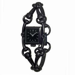 Gucci Women's 116 Signoria Black Stainless Steel Bracelet Watch