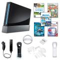 Nintendo Wii (Black) - Family Value Bundle