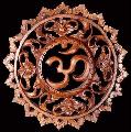 Suar Wood Om Wall Plaque (Indonesia)