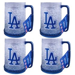 Plastic Mugs - Los Angeles Dodgers Freezer Mugs (Set of 4)