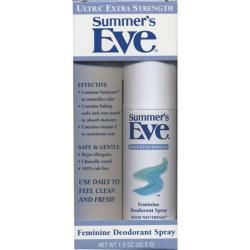 Feminine Pads - Summer's Eve Ultra Extra Strength Feminine 1.5-oz Deodorant Spray (Pack of 3)