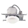 White Acrylic 6-inch New Construction Shower Light