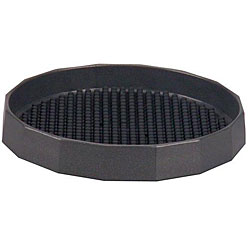 Vollrath 6-inch Black Beverage Coaster