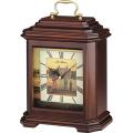 Seth Thomas 'Edinburgh' Brown Mahogany Wood Chime Mantel Clock