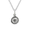 Sterling Silver Children's Sun Face Necklace