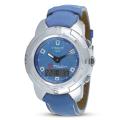 Tissot Men's T-Touch Titanium Blue Leather Watch