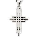 Stainless Steel Multi-piece Cross Necklace