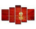 'Beach Sunrise' Hand-painted Oil Painting Art Set