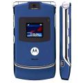 Motorola V3 RAZR Unlocked GSM Blue Cell Phone (Refurbished)