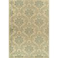Alexa Abbey Collection Aspirations Modern Beige Rug (6'6 x 9'4)