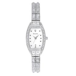 Bulova Women's 'Crystal' Stainless Steel Quartz Watch