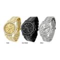 Geneva Platinum Women's CZ Accented Link Watch