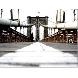 Yale Gurney 'Brooklyn Bridge' Canvas Art