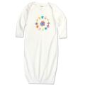 Funkoos Flower Ring Organic Cotton Baby Sleep Gown