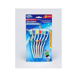 6-piece Soccer Toothbrushes (Case of 144)