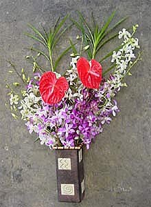 Dendrobium Orchid/ Anthurium Assortment 12 Stems