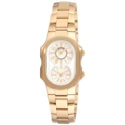 Philip Stein Women's 1GP-MWG-SSGP 'Signature' Yellow Goldtone Watch