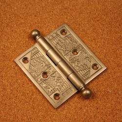 Windsor Collection Pewter 3.5-inch Door Hinges (Pack of 3)