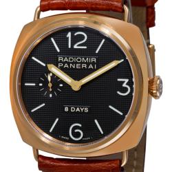 Panerai Men's 'Luminor Radiomir 8 Days' Rose Gold Mechanical Watch