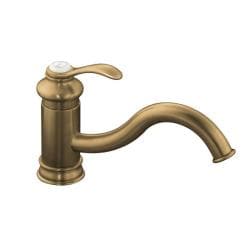 Kohler K-12175-BV Vibrant Brushed Bronze Fairfax Single-Control Kitchen Sink Faucet, Less Escutcheon And Sidespray