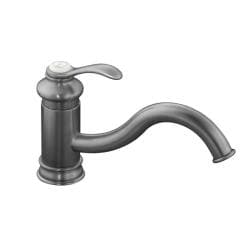 Kohler K-12175-G Brushed Chrome Fairfax Single-Control Kitchen Sink Faucet, Less Escutcheon And Sidespray