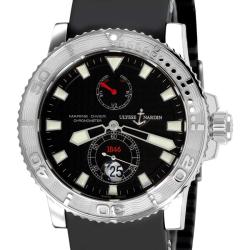 Ulysse Nardin Men's 'Maxi Marine Diver' Black Face Power Reserve Watch