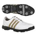 Adidas Mens' Golflite Tour White/ White/ Khaki Golf Shoes